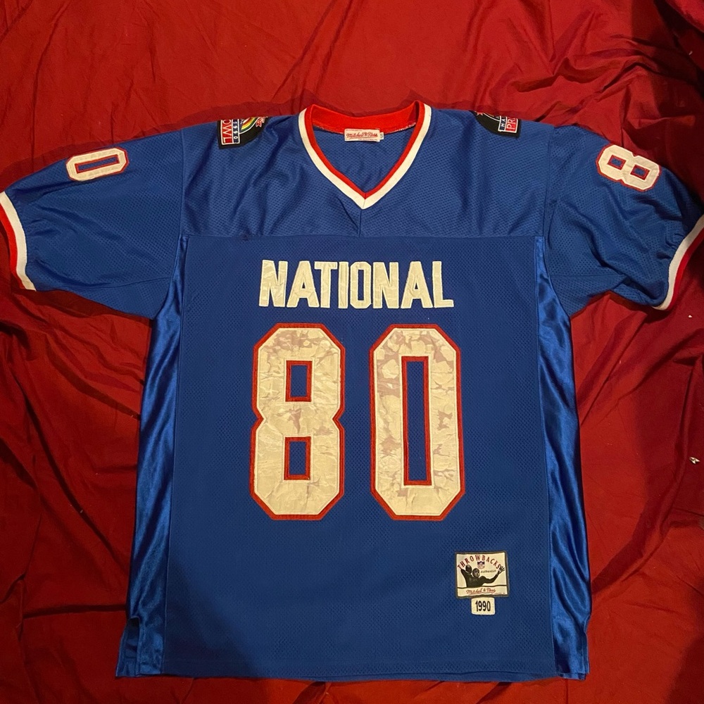 Men’s Vintage Jerry Rice Mitchell & Ness 1990 Hawaii Pro Bowl Jersey Size 50